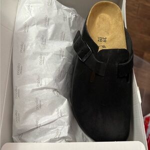 Birkenstock Boston Chunky Black. Brand new